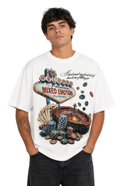Mixed emotion lottery t-shirt by MIXED EMOTION