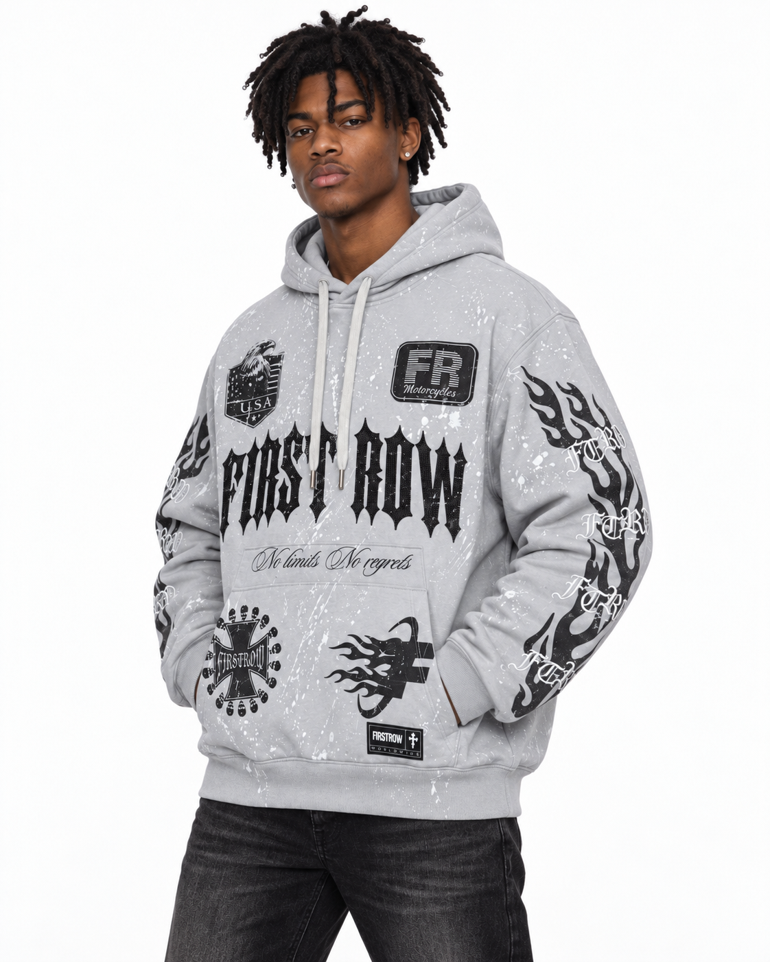 First row no limits no regrets hoodie by FIRST ROW