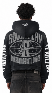 Roughplay alone pullover hoodie by ROUGH PLAY