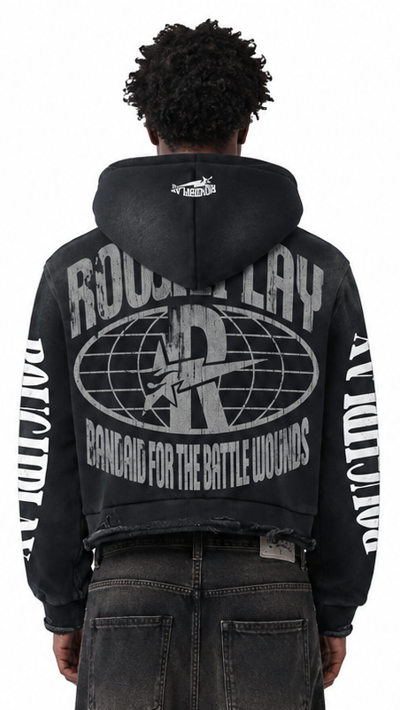 Roughplay alone pullover hoodie by ROUGH PLAY
