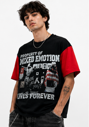 Mixed emotion fracture t-shirt by MIXED EMOTION