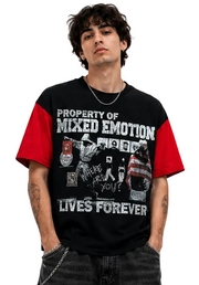 Mixed emotion fracture t-shirt by MIXED EMOTION