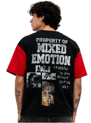 Mixed emotion fracture t-shirt by MIXED EMOTION