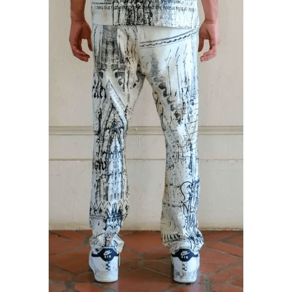 Faith dealer a secret vow sanctuary stack sweatpants by FIRST ROW