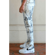 Faith dealer a secret vow sanctuary stack sweatpants by FIRST ROW