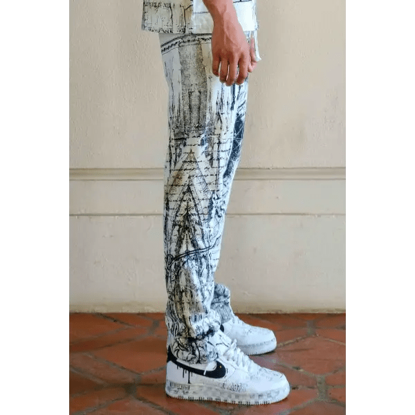 Faith dealer a secret vow sanctuary stack sweatpants by FIRST ROW