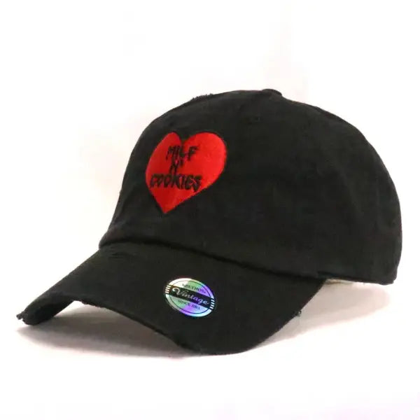 Fast lane milf & cookies dad hat - OSFA / BLACK - HATS