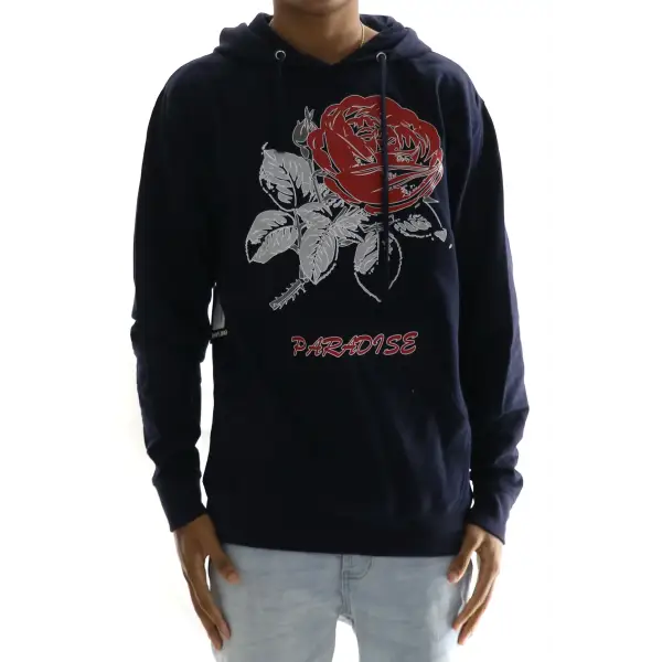 Fast lane paradise rose hoodie - HOODIE