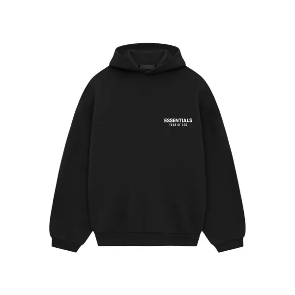 Fear of god Essentials fleece hoodie (FW24) - SMALL / BLACK - HOODIE