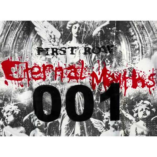 First row 3/4 sleeve cropped mini terry t-shirt - T-SHIRT