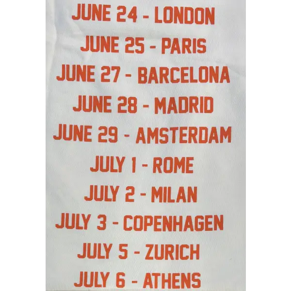 First row 3/4 sleeve cropped mini terry t-shirt - T-SHIRT