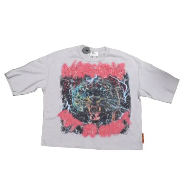 First row panther stone t-shirt - T-SHIRT