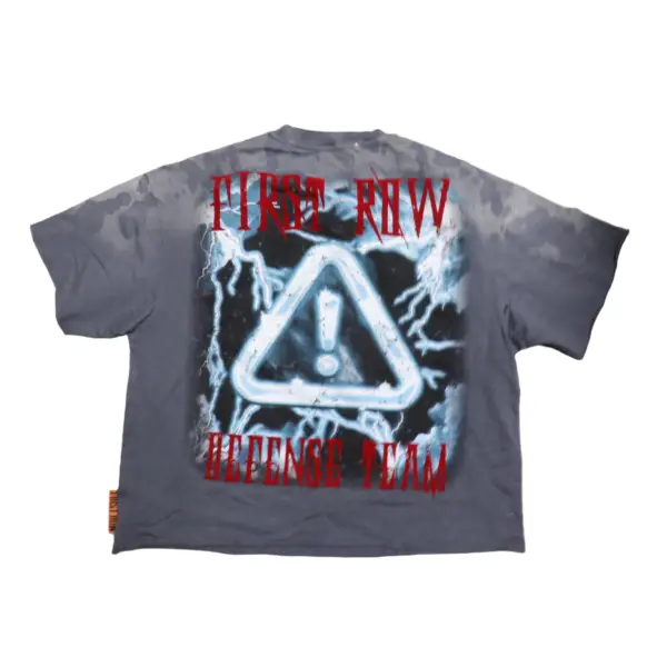 First row quiet warning jersey - T-SHIRT