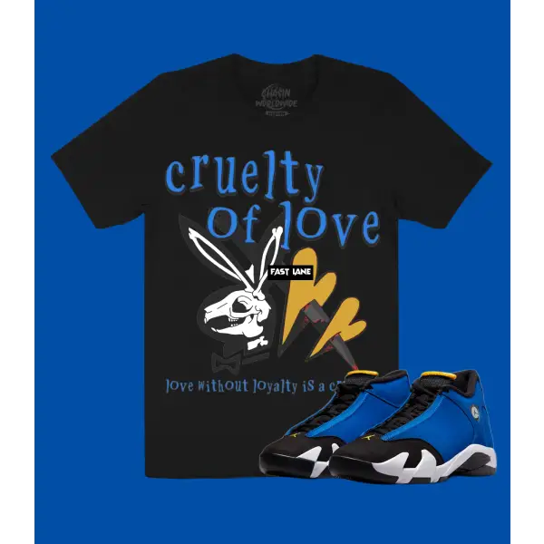 Fl cruelty tye dye shirt - LARGE / BLACK - T-SHIRT