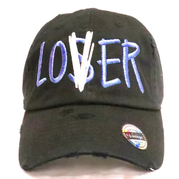 Fl lover loser dad hat - OSFA / BLACK - HATS