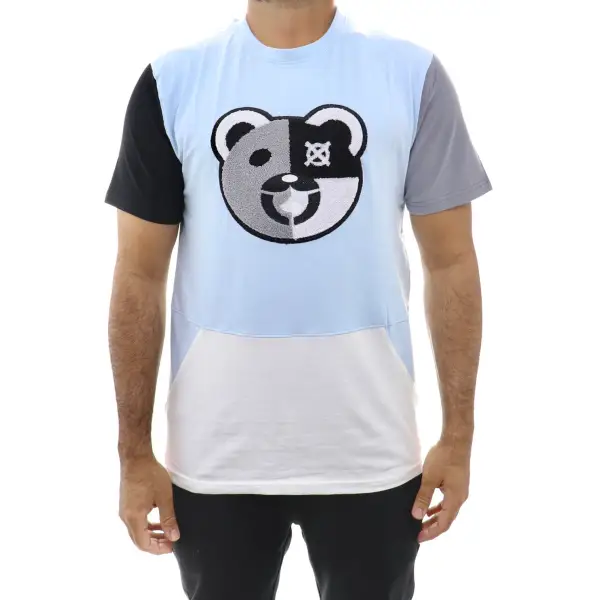 Focus Chenille Bear Patch Cut And Sew T-Shirt - ECtrendsetters