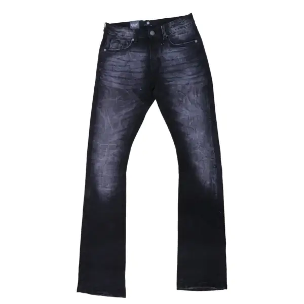 Focus clean white wash stack denim - DENIM