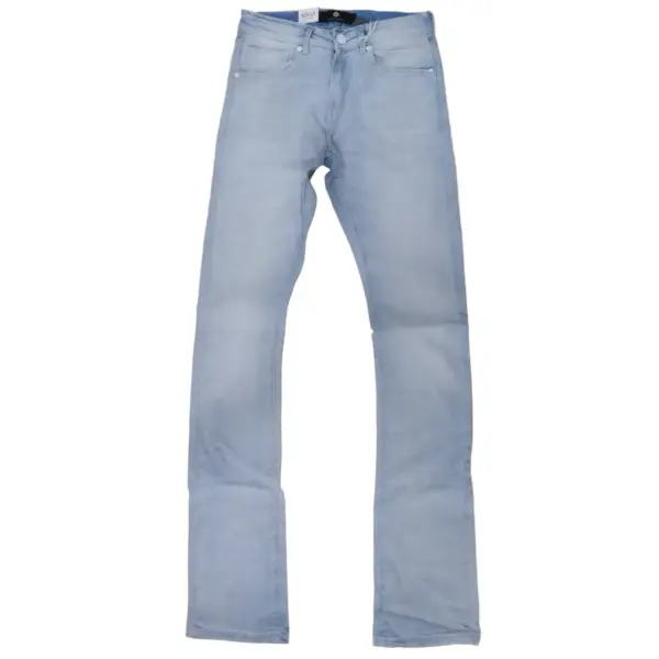 Focus clean white wash stack denim - DENIM