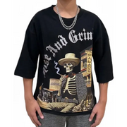 Focus cowboy rhinestone t-shirt - T-SHIRT