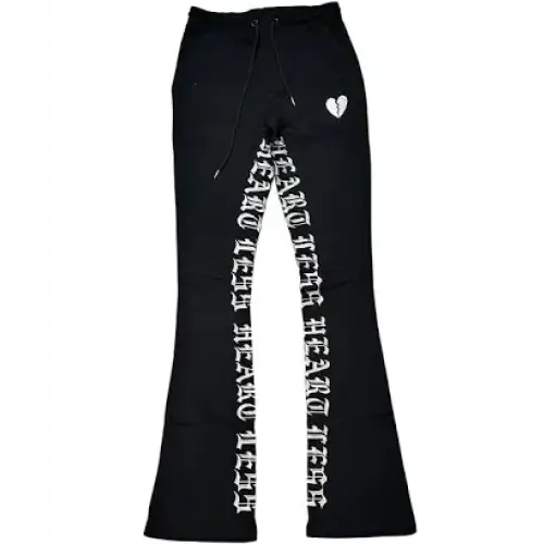 Focus heart less stone stacked sweatpants - SWEAT PANT