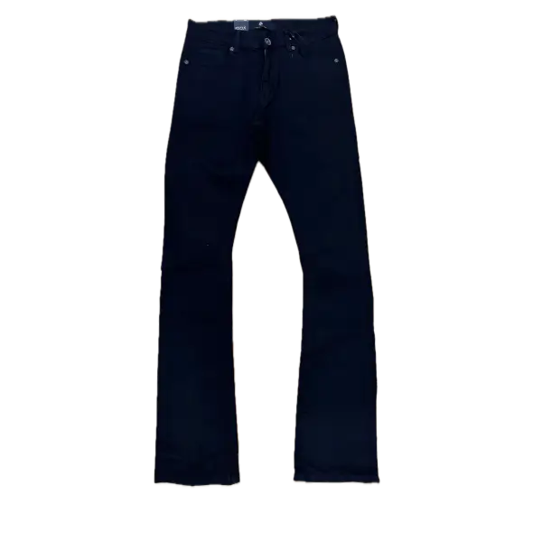 Focus premium clean stacked denim - 29W/32L / BLACK - DENIM