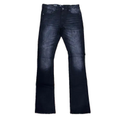 Focus premium clean stacked denim - 29W/32L / BLK.WASH - DENIM