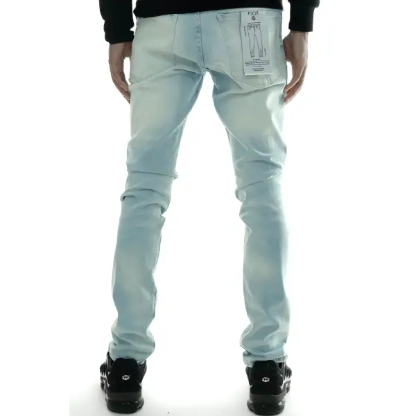 Focus Ripped And Repair Dist Pin Wsh Denim - City Swag USA 