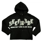 Focus self made crop hoodie - HOODIE