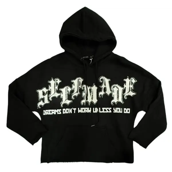 Focus self made crop hoodie - HOODIE