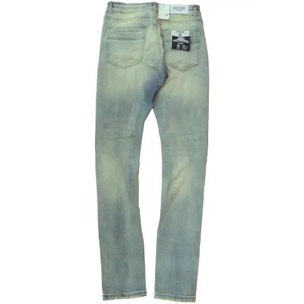 Focus slim clean wash denim - DENIM