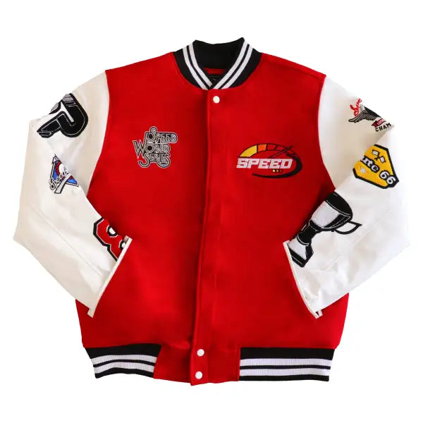 focus speed varsity jacket - JACKET