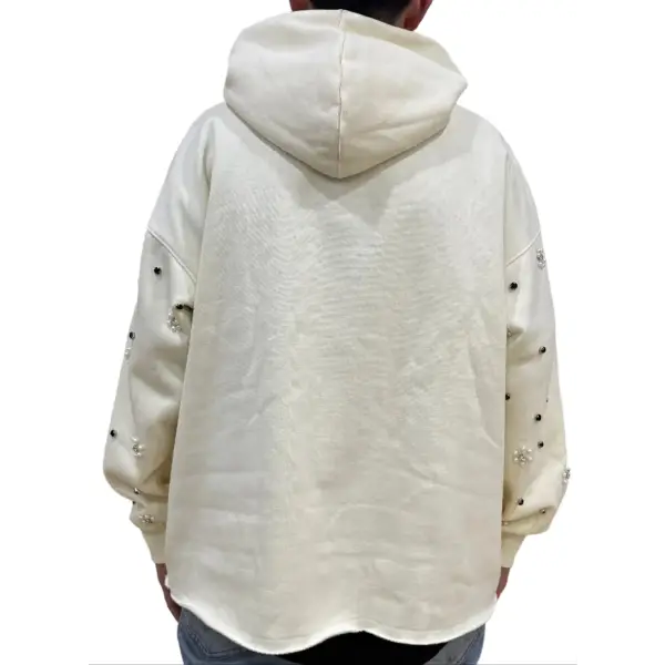 Focus starburst crystal hoodie - HOODIE