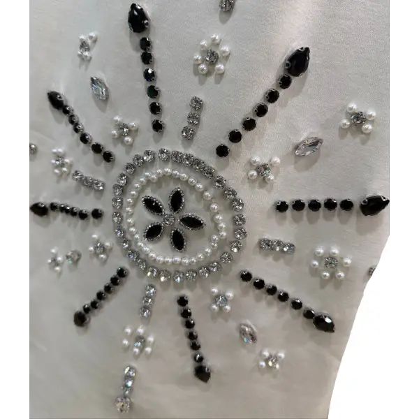 Focus starburst crystal hoodie - HOODIE