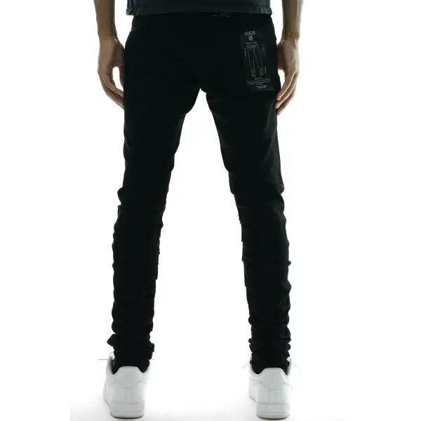 Focus Teared Skinny Stacked Denim - City Swag USA 