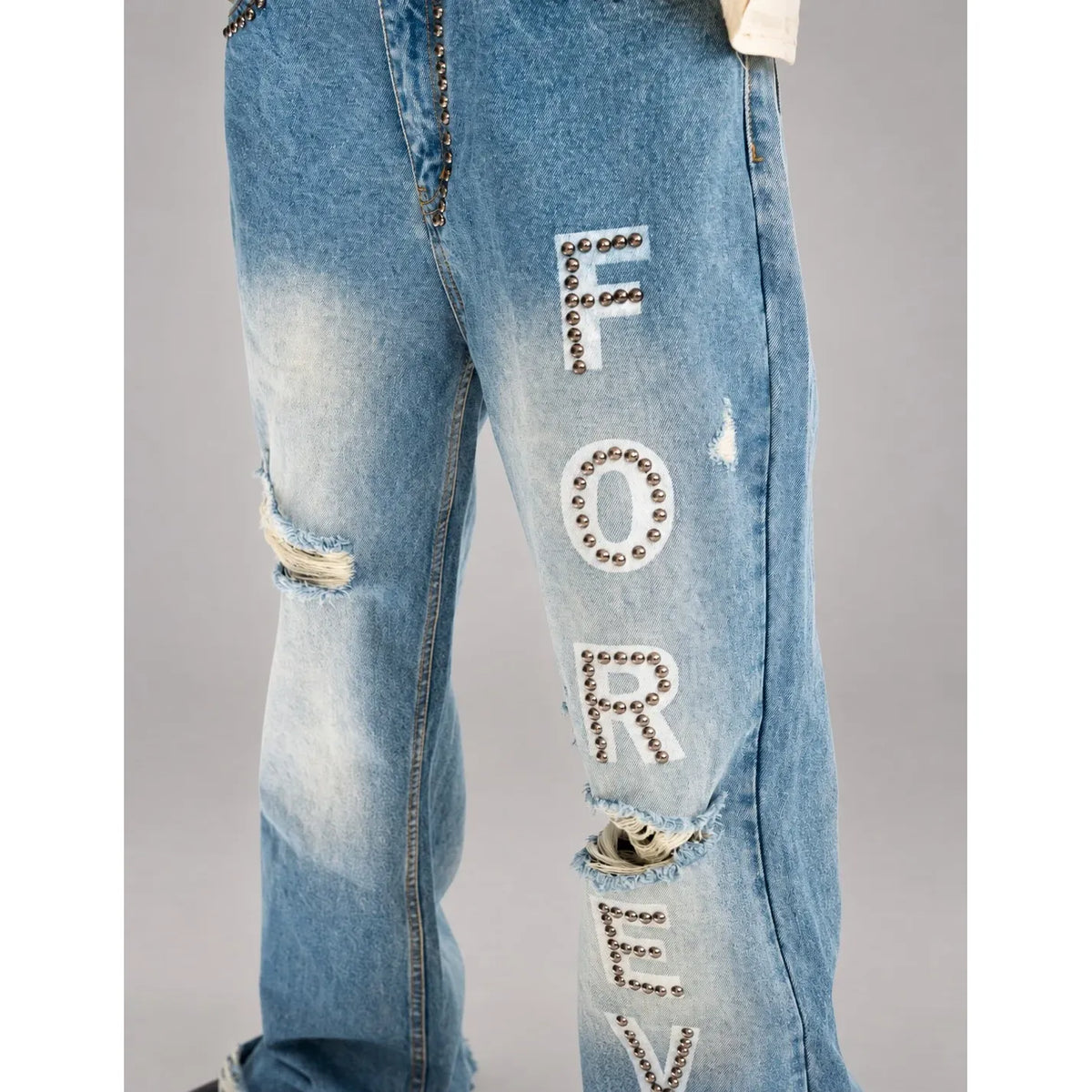 Forever hungry flared denim - DENIM - Cityswagusa.com