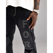 Forever hungry flared denim - DENIM - Cityswagusa.com