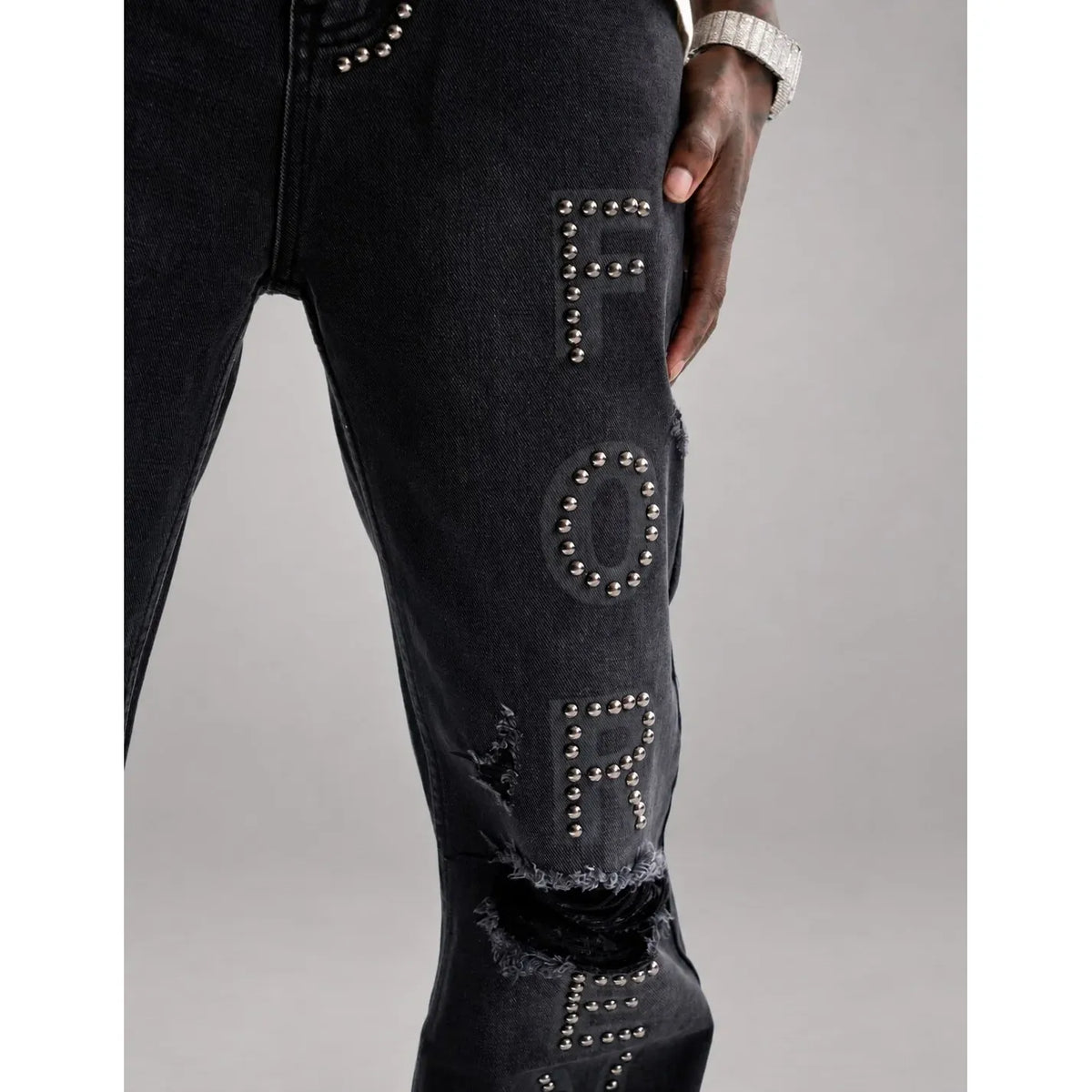 Forever hungry flared denim - DENIM - Cityswagusa.com