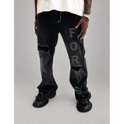 Forever hungry flared denim - DENIM - Cityswagusa.com