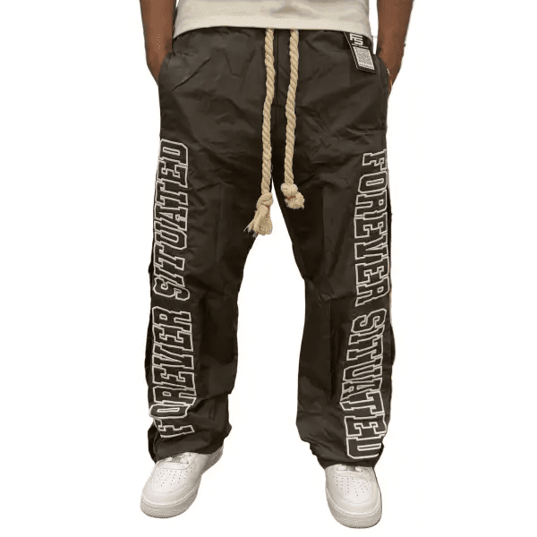 Forever situated nylon squishy track pant by FOREVER SITUATED