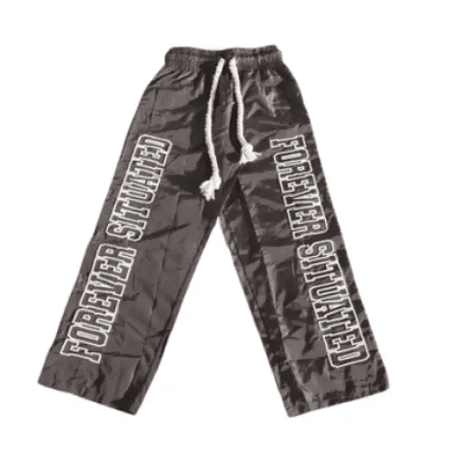 Forever situated nylon squishy track pant by FOREVER SITUATED