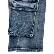 FR utility cargo denim - DENIM