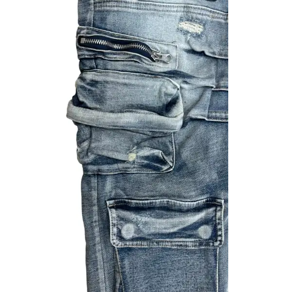 FR utility cargo denim - DENIM