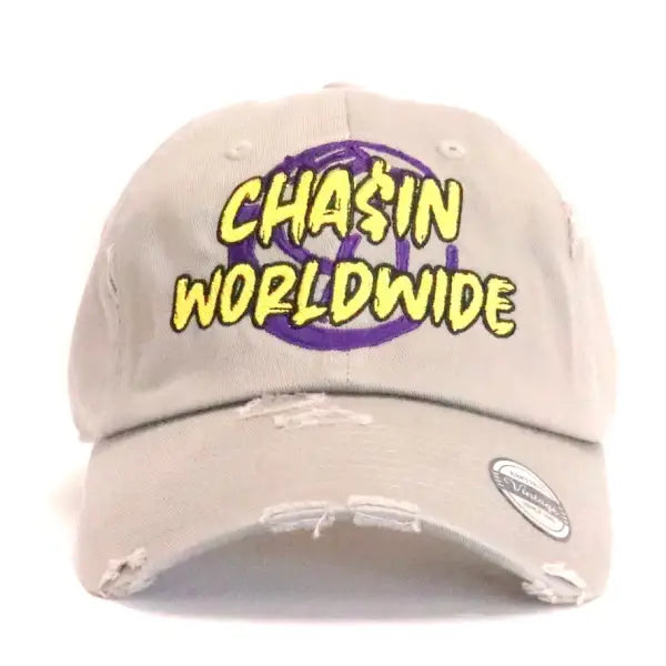 Fs chasin world wide dad hat - OSFA / H.GRY - HATS