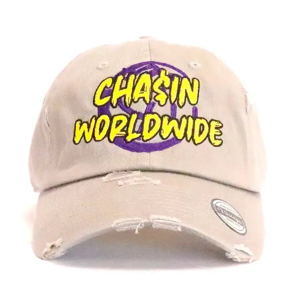 Fs chasin world wide dad hat - OSFA / H.GRY - HATS