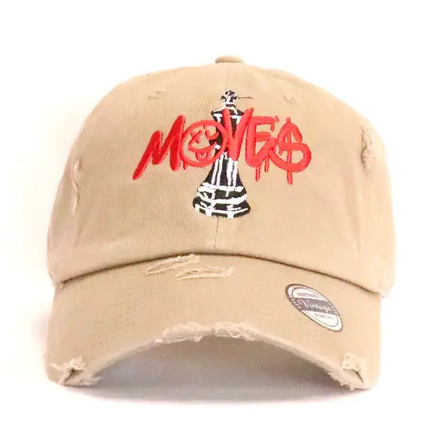 Fs chess moves dad hat - OSFA / BEIGE - HATS