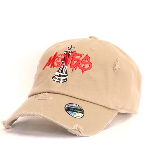 Fs chess moves dad hat - OSFA / BEIGE - HATS