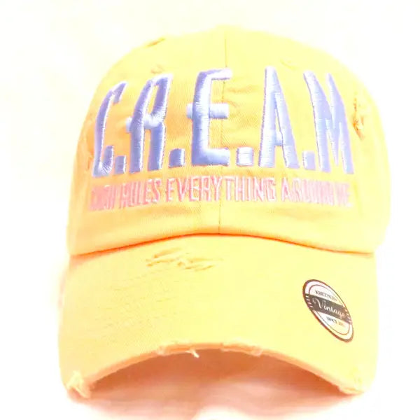 Fs cream dad hat - OSFA / PEACH - HATS