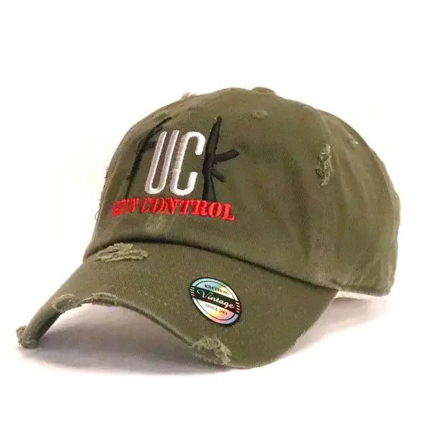 Fs gun control dad hat - OSFA / OLIVE - HATS