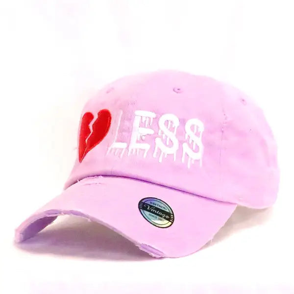 Fs heart less dad hat - OSFA / VIOLET - HATS