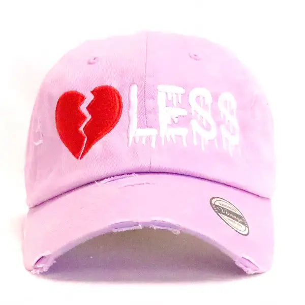 Fs heart less dad hat - OSFA / VIOLET - HATS